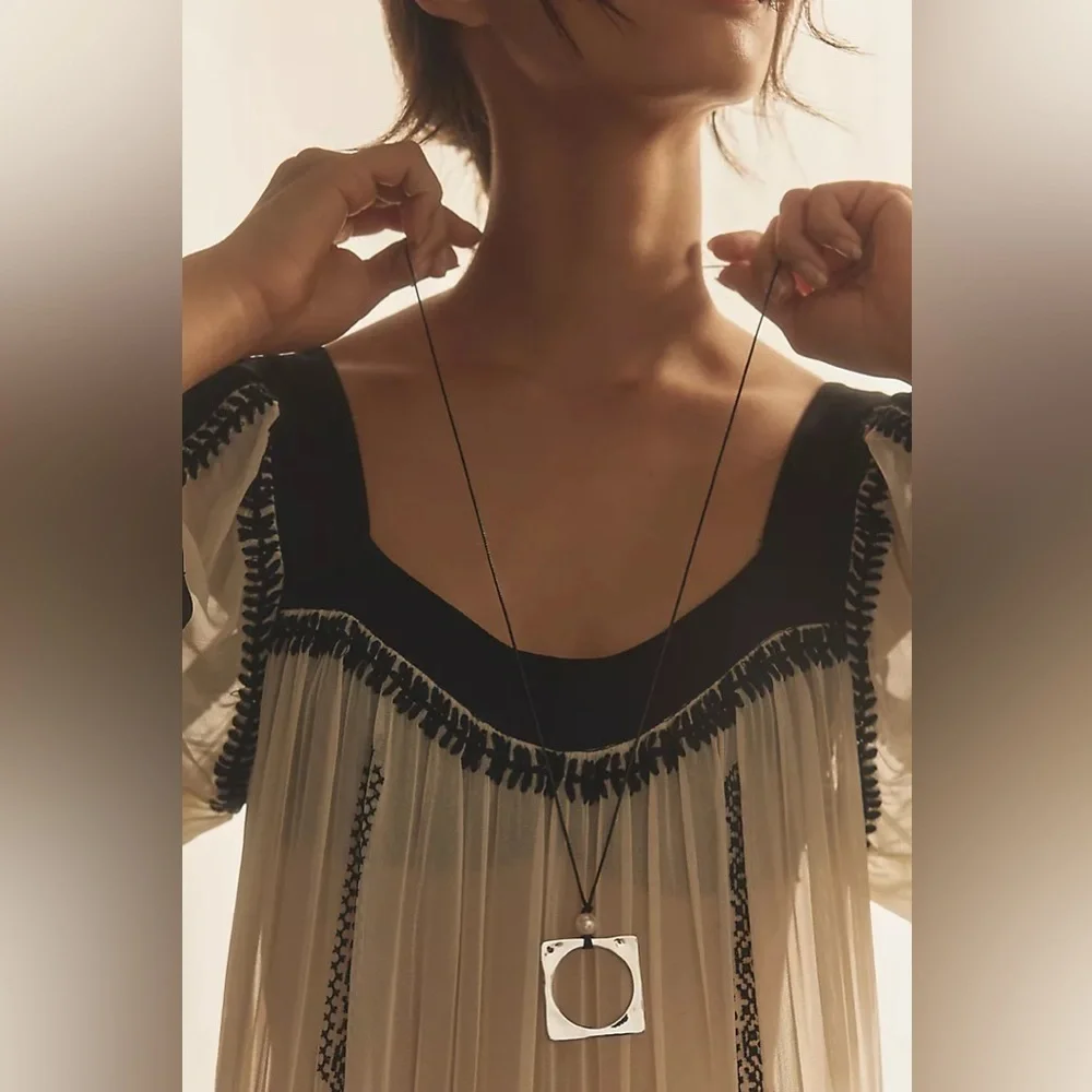 NWT Frasier Sterling La Jolla Cord Necklace - Picture 4 of 5